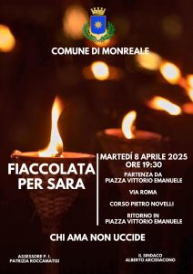 Fiaccolata per Sara Campanella